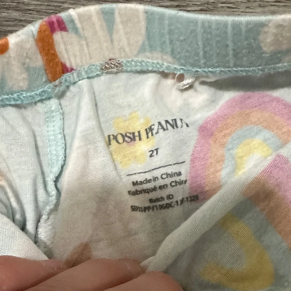 Posh Peanut‎ Pastel Rainbow Baby Leggings